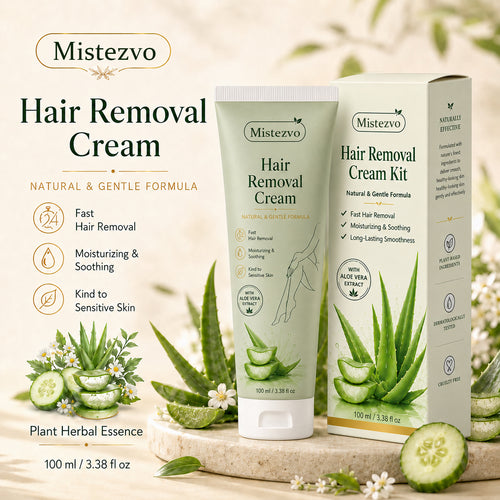 Mistezvo ™ Natural Gentle Hair Removal Cream | For Women & Men, Sensitive Skin