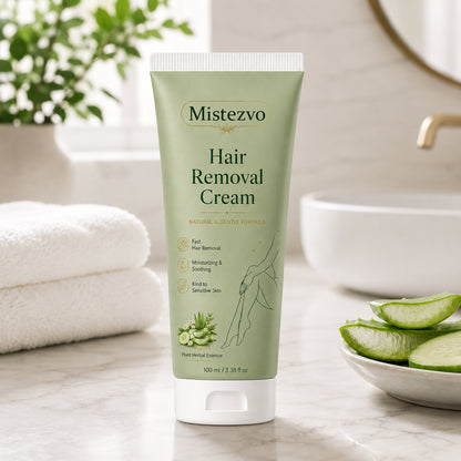 Mistezvo ™ Natural Gentle Hair Removal Cream | For Women & Men, Sensitive Skin