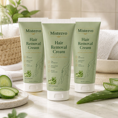 Mistezvo ™ Natural Gentle Hair Removal Cream | For Women & Men, Sensitive Skin