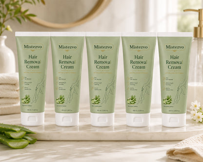 Mistezvo ™ Natural Gentle Hair Removal Cream | For Women & Men, Sensitive Skin